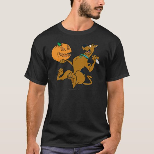 Scooby-Doo Carving Pumpkin T-shirt (Voorkant)