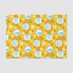 Scooby-Doo Character Floral Pattern Tissuepapier