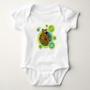 Scooby-Doo Circles SD Badge Romper