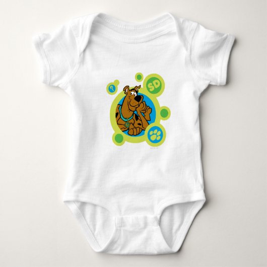 Scooby-Doo Circles SD Badge Romper (Voorkant)
