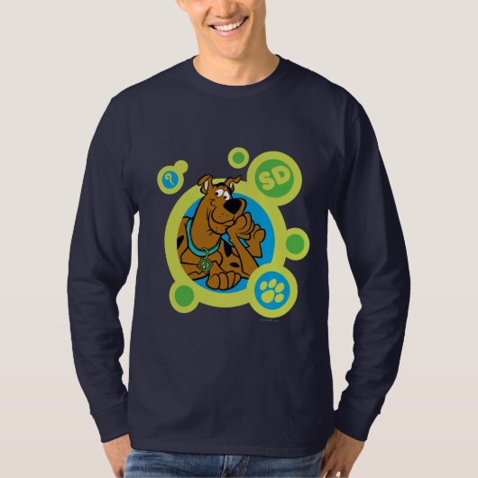 Scooby-Doo Circles SD Badge T-shirt (Voorkant)