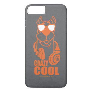 Scooby-doo "Crazy Cool" hoofdtelefoon Grafisch iPhone 8 Plus / 7 Plus Hoesje
