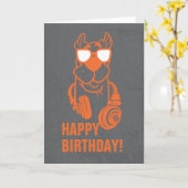 Scooby-Doo "Crazy Cool" hoofdtelefoon Grafisch Kaart (Gele Bloem)