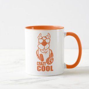 Scooby-Doo "Crazy Cool" hoofdtelefoon Grafisch Mok