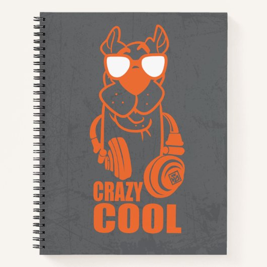 Scooby-Doo "Crazy Cool" hoofdtelefoon Grafisch Notitieboek (Voorkant)