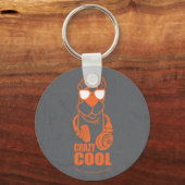Scooby-Doo "Crazy Cool" hoofdtelefoon Grafisch Sleutelhanger (Voorkant)