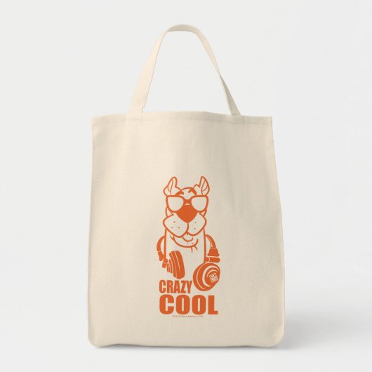 Scooby-Doo "Crazy Cool" hoofdtelefoon Grafisch Tote Bag (Voorkant)