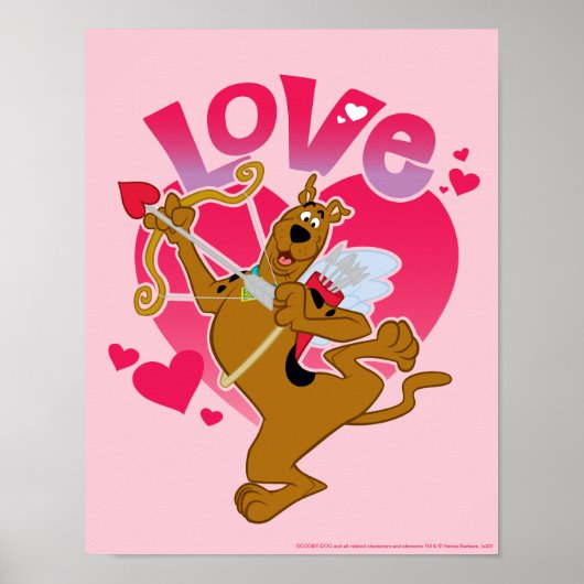 Scooby-Doo Cupid - Love Poster (Voorkant)