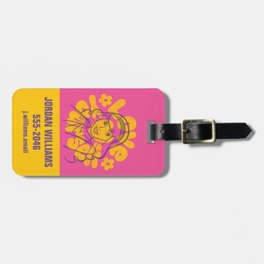 Scooby-Doo | Daphne Love Yourself Bagagelabel (Voorkant horizontaal)