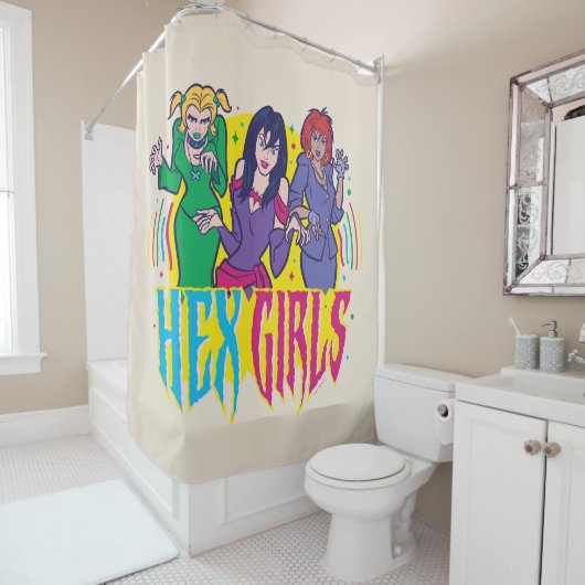 Scooby-Doo | De Hex Meisjes Douchegordijn (In situ)