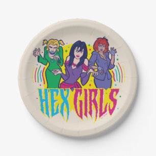 Scooby-Doo De Hex Meisjes Papieren Bordje