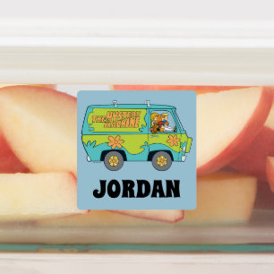 Scooby-Doo   De Mystery Machine   Jouw namen toevo Labels