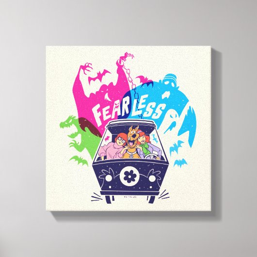 Scooby-Doo | De onbevreesde Mystery Machine Canvas Afdruk (Voorkant)