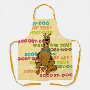 Scooby-Doo die loopt "Waar ben je?" Schort