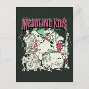 Scooby-Doo en de bende bemoeienis Kinder Punk Band Briefkaart