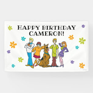 Scooby-Doo en de Gang Birthday Spandoek