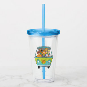 Scooby-Doo en de Gang Mystery Machine Acryl Drinkbeker