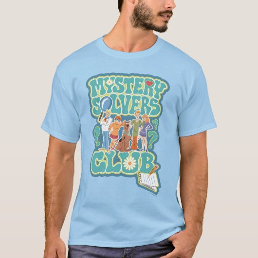 Scooby-Doo en de Gang "Mystery Solvers Club" T-shirt (Voorkant)