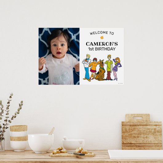 Scooby-Doo en de Groovy Birthday Welcome Poster (Keuken)