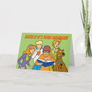 Scooby-Doo en de Troep onderzoeken Boek Kaart