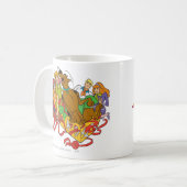 Scooby-Doo en Gang Kerstmis Koffiemok (Voorkant links)