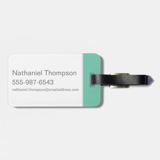 Scooby-Doo en Shaggy Halloween Fright Bagagelabel (Achterkant horizontaal)