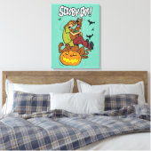 Scooby-Doo en Shaggy Halloween Fright Canvas Afdruk (Insitu (Slaapkamer))