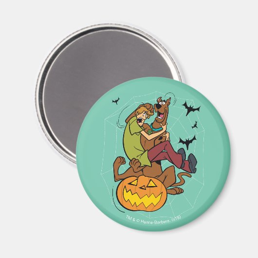 Scooby-Doo en Shaggy Halloween Fright Magneet (Voorkant / Achterkant)
