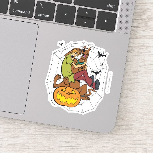 Scooby-Doo en Shaggy Halloween Fright Sticker (Detail)