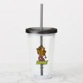 Scooby-Doo en Shaggy Zoinks. Acryl Drinkbeker (Voorkant)