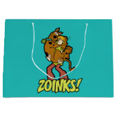 Scooby-Doo en Shaggy Zoinks. Large Cadeauzakje (Voorkant)