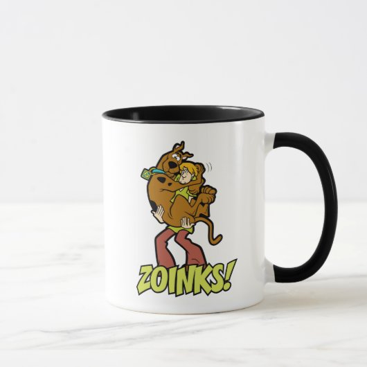 Scooby-Doo en Shaggy Zoinks. Mok (Rechts)