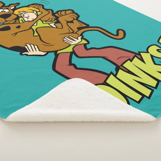 Scooby-Doo en Shaggy Zoinks. Sherpa Deken (3/4)