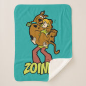 Scooby-Doo en Shaggy Zoinks. Sherpa Deken (Voorkant)