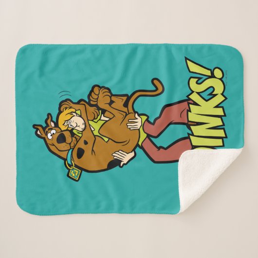 Scooby-Doo en Shaggy Zoinks. Sherpa Deken (Voorkant (horizontaal))