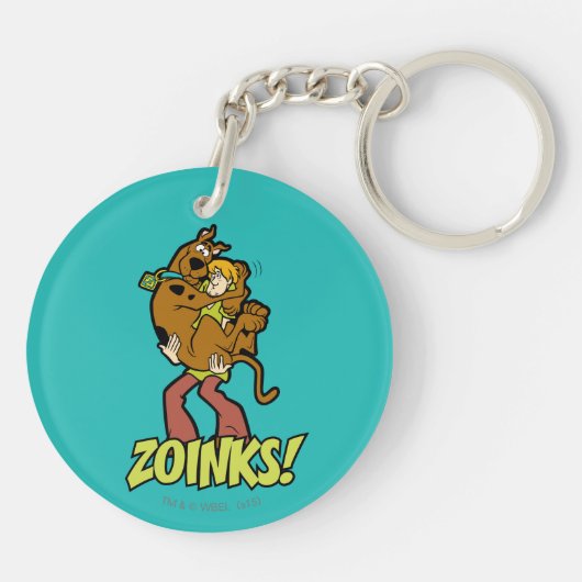 Scooby-Doo en Shaggy Zoinks. Sleutelhanger (Achterkant)
