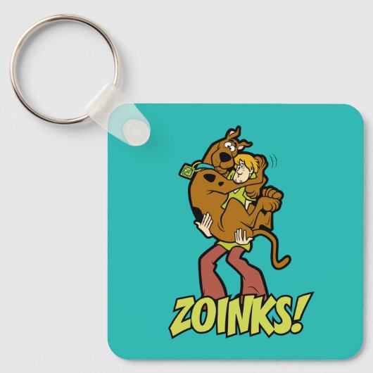 Scooby-Doo en Shaggy Zoinks. Sleutelhanger (Voorkant)
