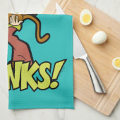 Scooby-Doo en Shaggy Zoinks. Theedoek (Quarter Fold)