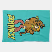 Scooby-Doo en Shaggy Zoinks. Theedoek (Horizontaal)
