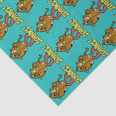 Scooby-Doo en Shaggy Zoinks. Tissuepapier (Detail)