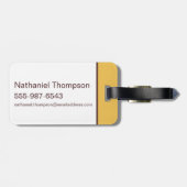 Scooby-Doo Excited Face Bagagelabel (Achterkant horizontaal)