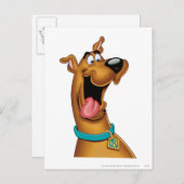 Scooby-Doo Excited Face Briefkaart (Voorkant / Achterkant)