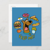 Scooby-Doo Feed Me. Briefkaart (Voorkant / Achterkant)