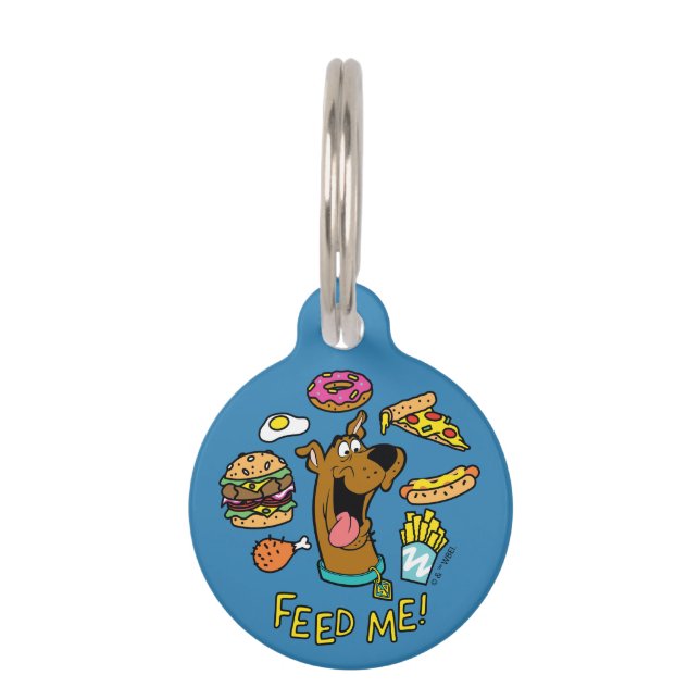 Scooby-Doo Feed Me. Huisdierpenning (Voorkant)