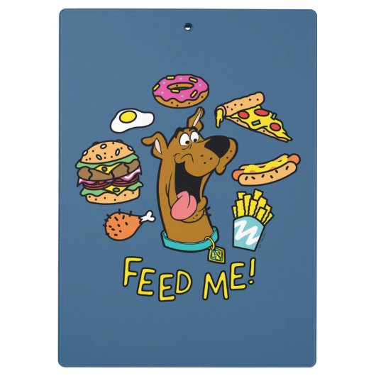 Scooby-Doo Feed Me. Klembord (Achterkant)