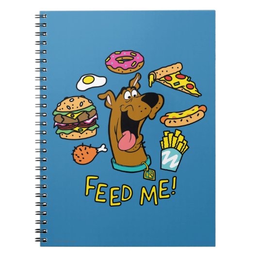 Scooby-Doo Feed Me. Notitieboek (Voorkant)