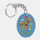 Scooby-Doo Feed Me. Sleutelhanger (Voorkant Links)