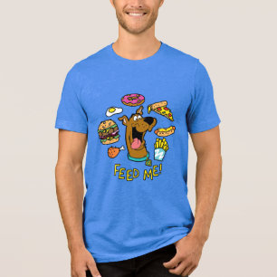 Scooby-Doo Feed Me. Tri-Blend Shirt