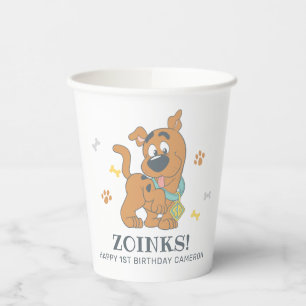 Scooby-Doo First Birthday Papieren Bekers
