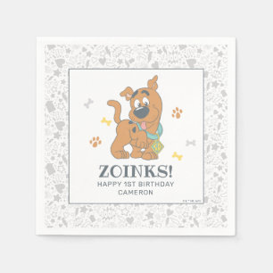 Scooby-Doo First Birthday Servet